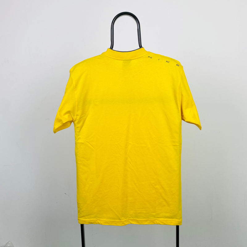 Vintage Nike T-Shirt Yellow Small