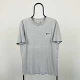 Vintage Nike Swoosh T-Shirt Grey Small