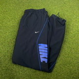 Vintage Nike Toggle Joggers Blue XXL