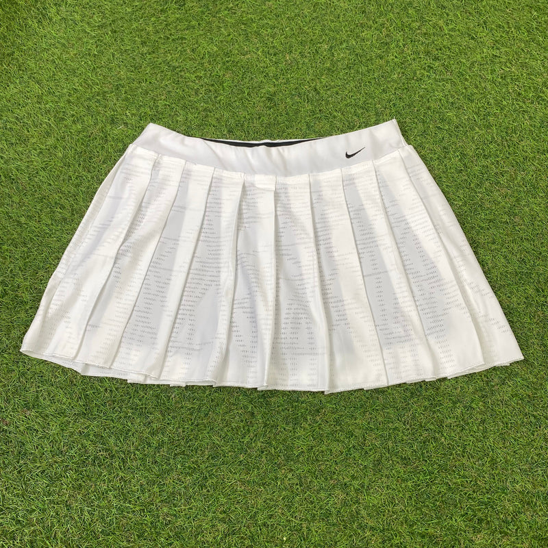 Vintage Nike Tennis Victory Skirt White Medium