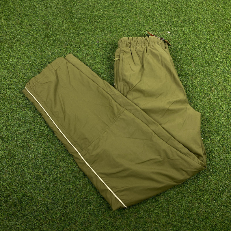 Vintage Nike Piping Joggers Green XS