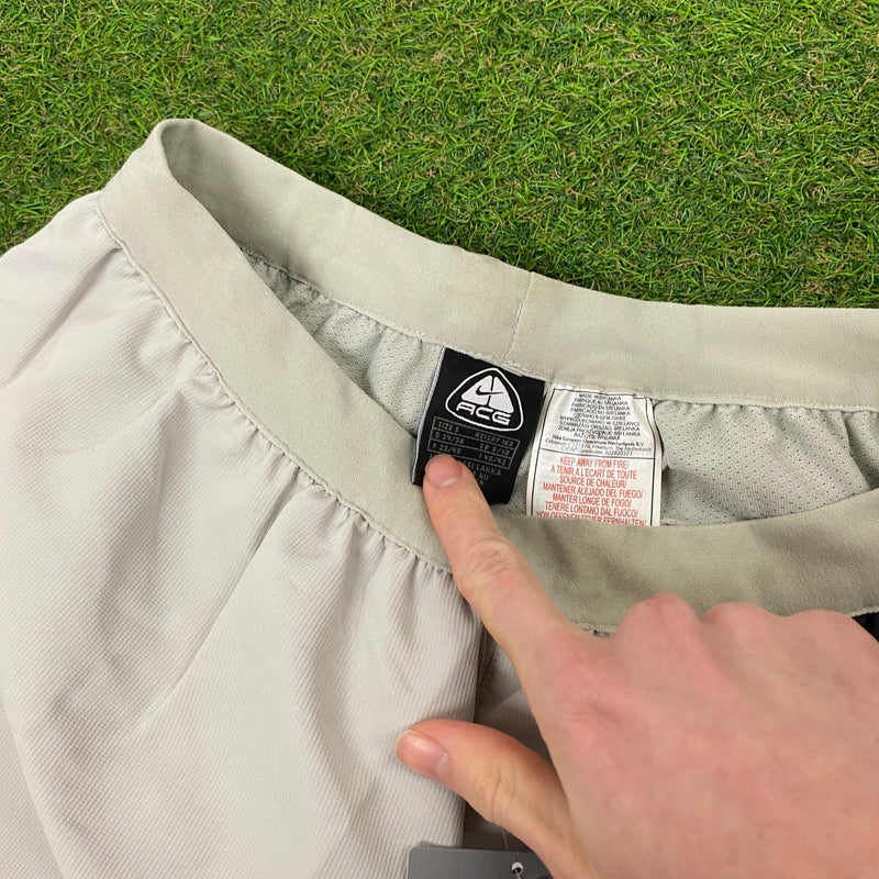 Vintage Nike ACG Sprinter Shorts Grey Small