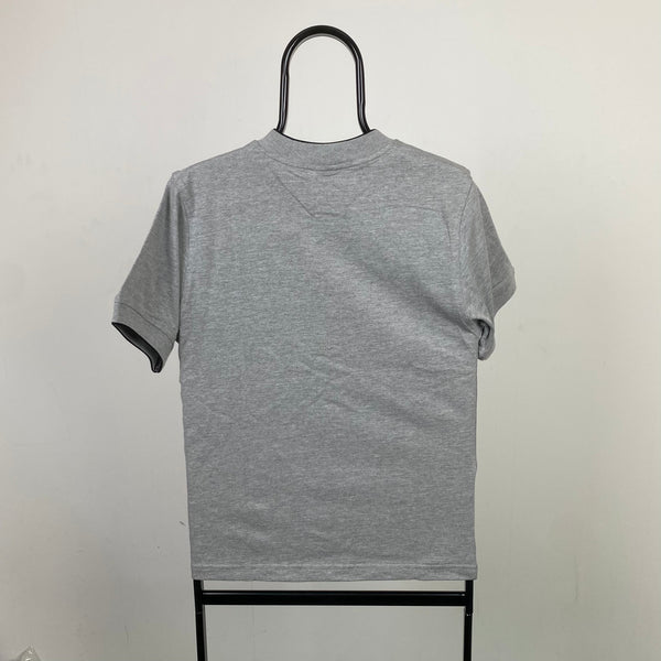 Vintage Nike Centre Swoosh T-Shirt Grey XS