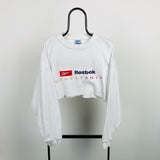 Retro Reebok Cropped Sweatshirt White XL