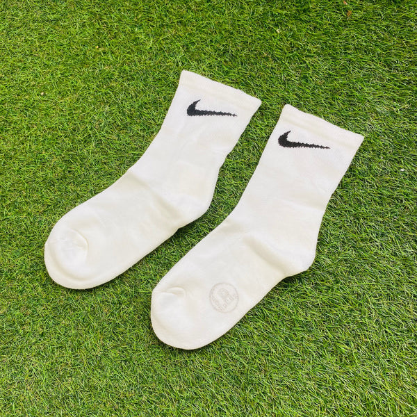 Vintage Nike Socks White Black