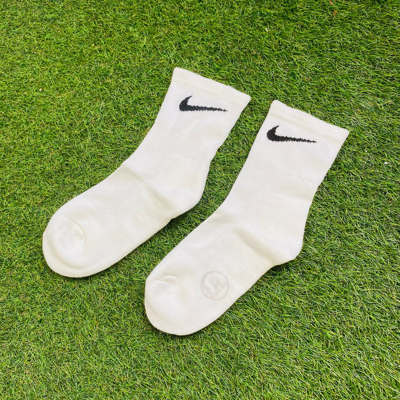 Vintage Nike Socks White Black