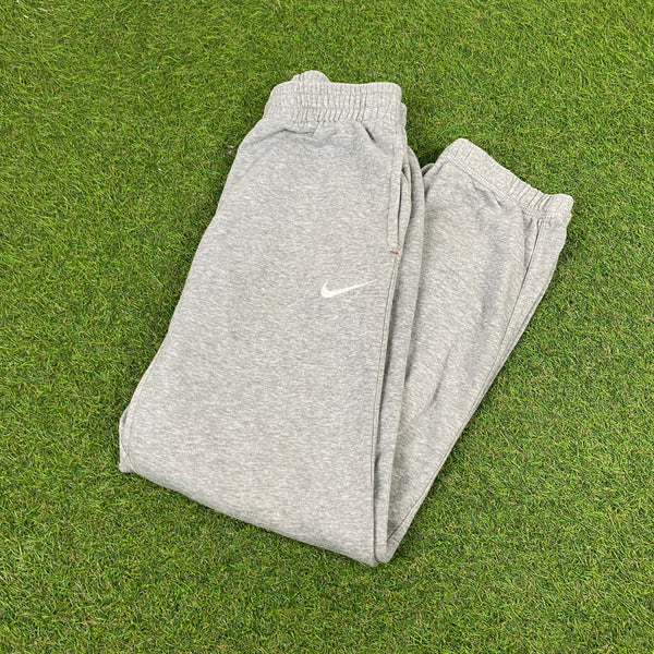 Vintage Nike Cotton Joggers Grey XS