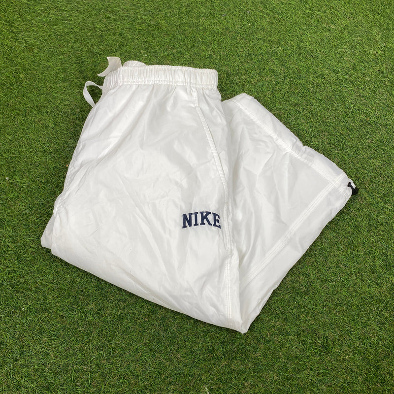 Vintage Nike 3/4 Length Shorts White XL