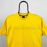 Vintage Nike T-Shirt Yellow Small