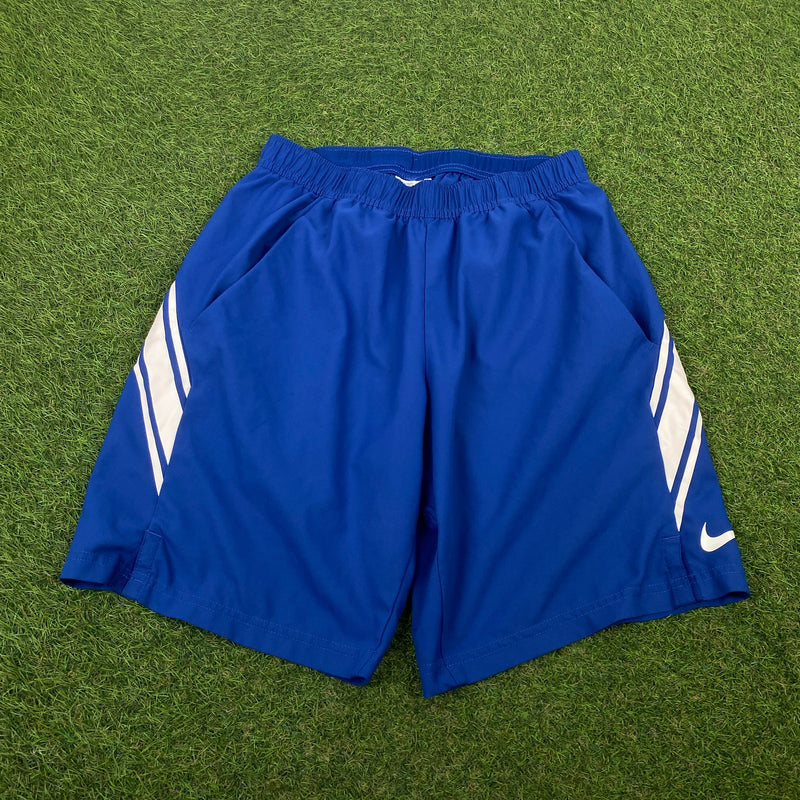 Vintage Nike Tennis Shorts Blue Small