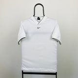 Vintage Nike Centre Swoosh T-Shirt White XS