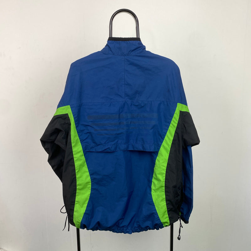 Vintage Nike Clima-Fit Windbreaker Jacket Blue XL