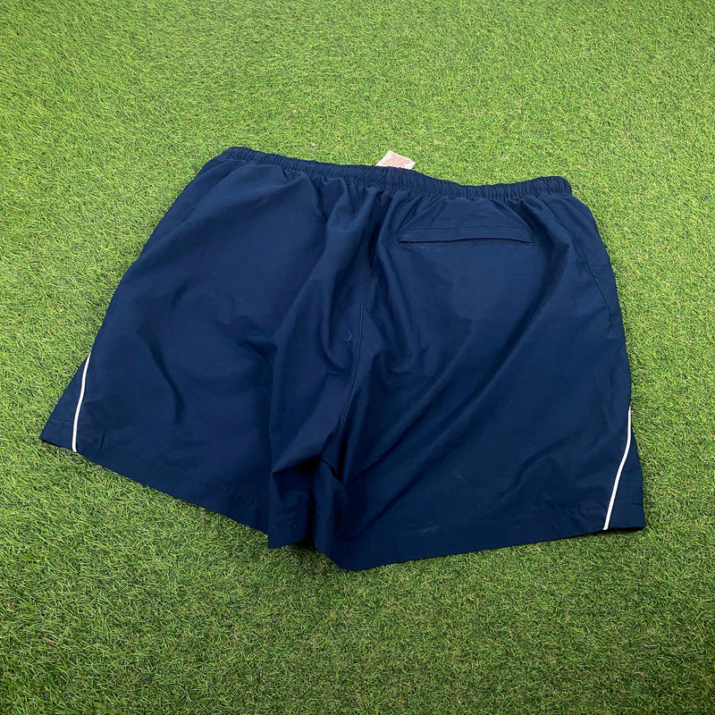 Vintage Nike Piping Shorts Blue XXL