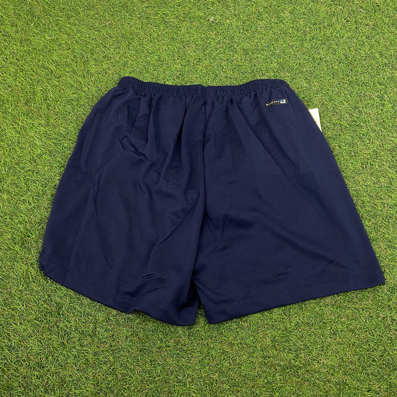 Vintage Nike Nylon Running Shorts Blue XS