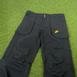 Vintage Nike Parachute Joggers Black XS