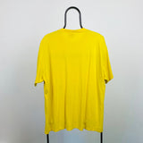 Vintage Nike Football T-Shirt Yellow Large