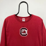 Vintage Nike South Carolina Longsleeve T-Shirt Red Large