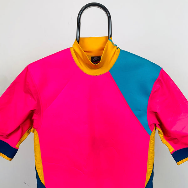 Vintage Nike Aqua Gear Surf T-Shirt Pink XL