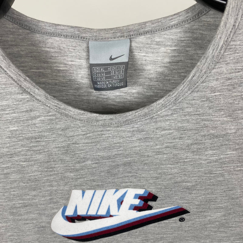 Vintage Nike Womens T-Shirt Grey XL