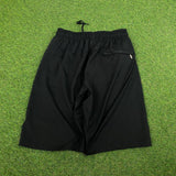 Vintage Nike Zip Pocket Shorts Black Medium