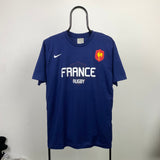 Vintage Nike France Rugby T-Shirt Blue XL