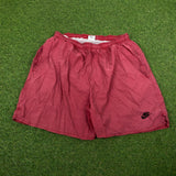 Vintage Nike Shorts Red Large