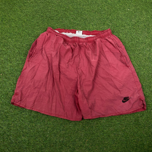 Vintage Nike Shorts Red Large