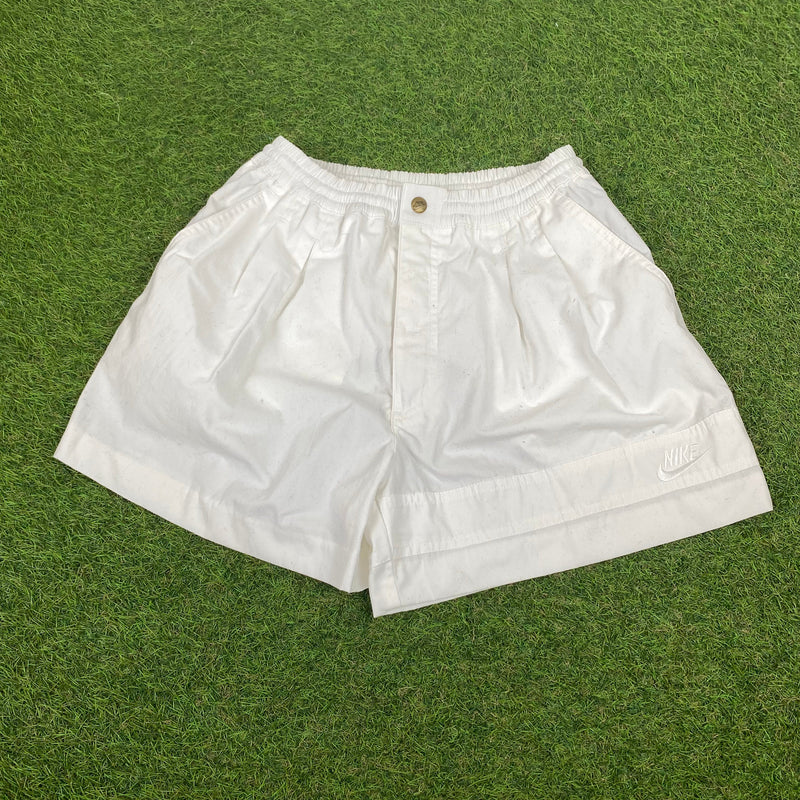 Vintage Nike Tennis Shorts White Medium