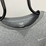 Vintage Nike Sweatshirt Grey Large