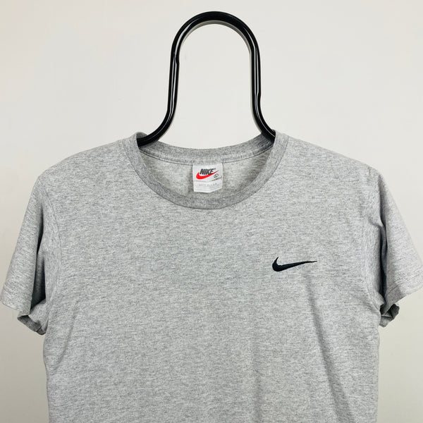 Vintage Nike T-Shirt Grey Small