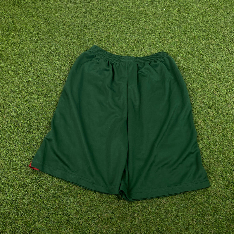 Vintage Nike Portugal Football Shorts Green Small