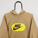 Vintage Nike Hoodie Brown Small