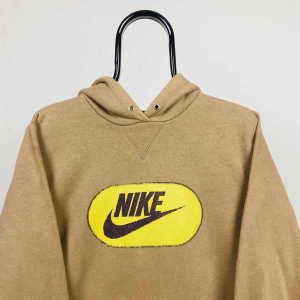 Vintage Nike Hoodie Brown Small