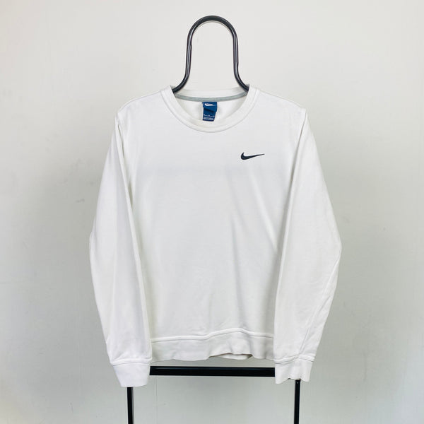 Vintage Nike Sweatshirt White Large