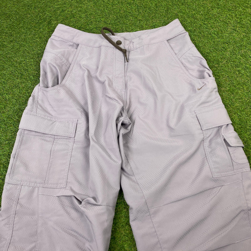 Vintage Nike Parachute Cargo Joggers Lavender Purple XS