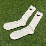 Vintage Nike Socks White