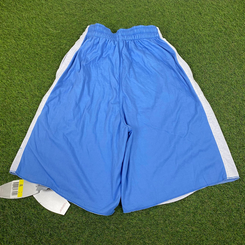 Vintage Nike Air Jordan Reversible Basketball Shorts Blue Small