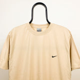 Vintage Nike T-Shirt Brown Large