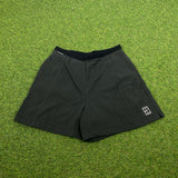 Vintage Nike Court Shorts Black XS