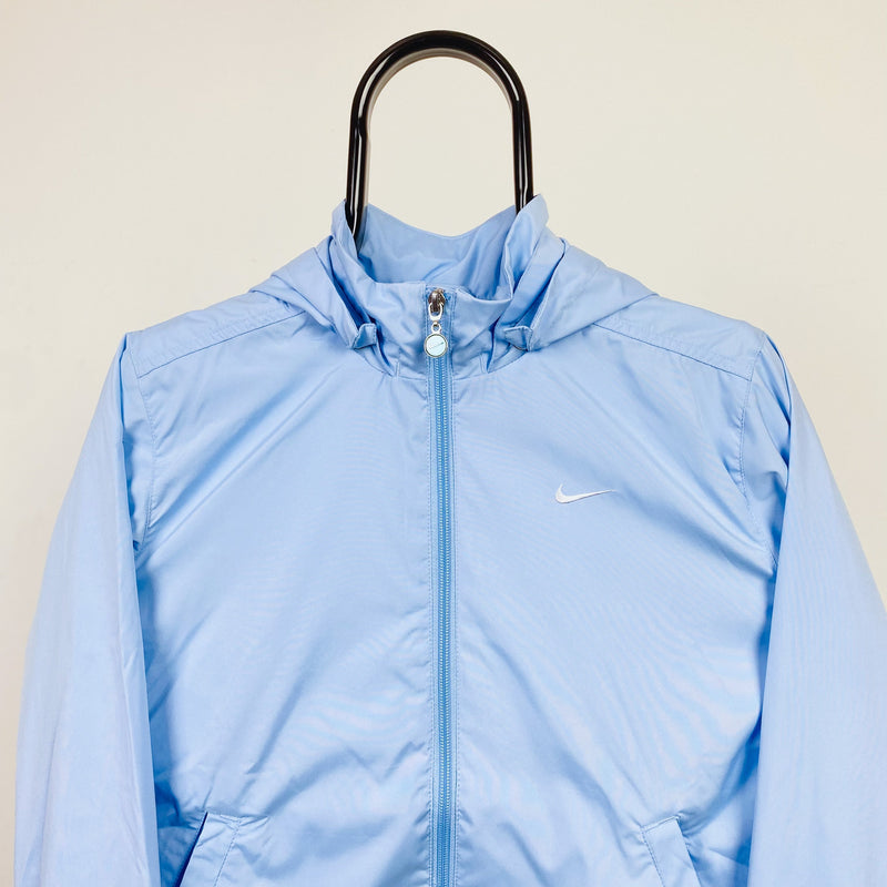 Nike windbreaker baby blue on sale