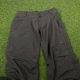 Vintage Nike Parachute Cargo Joggers Grey Medium