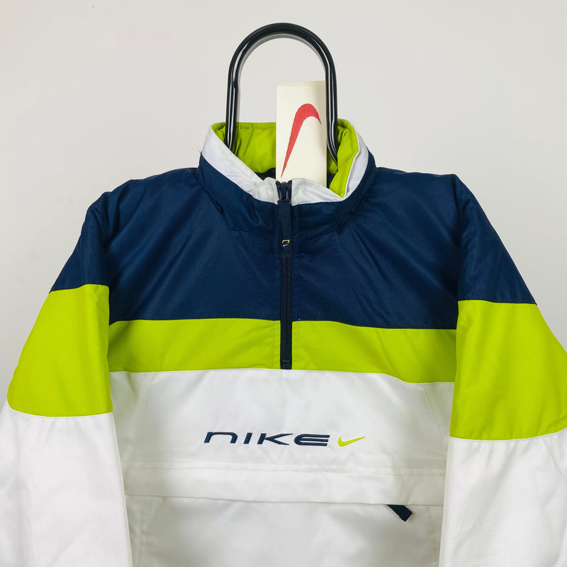 Vintage Nike Waterproof Coat Jacket White XS