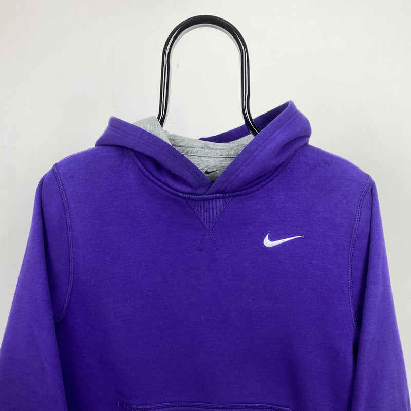 Vintage Nike Hoodie Purple XS