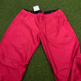 Vintage Nike Parachute Cargo Joggers Pink Red XS