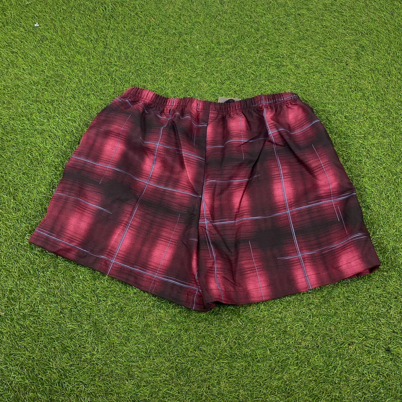 Nike Challenge Court Shorts Plaid Red Medium