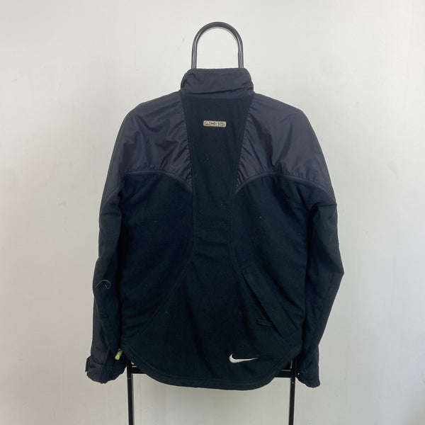 Vintage Nike ACG Fleece Coat Jacket Black Small