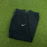 Vintage Nike Cotton Joggers Black XS