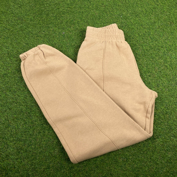 Vintage Nike Cotton Joggers Brown XS