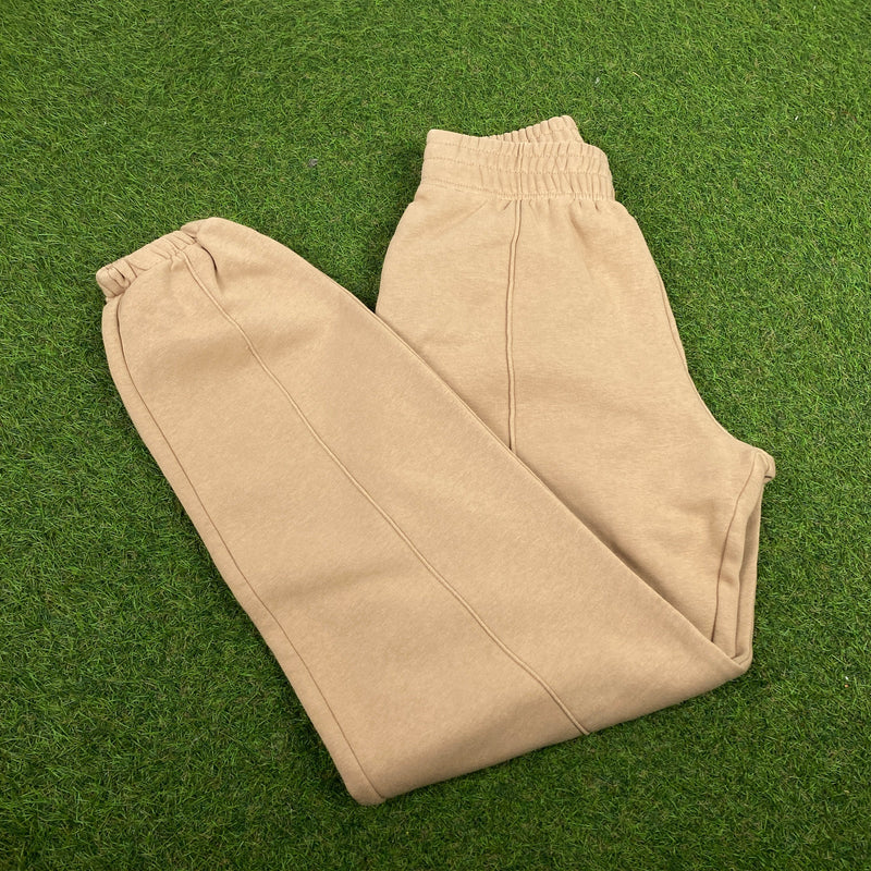 Vintage Nike Cotton Joggers Brown XS