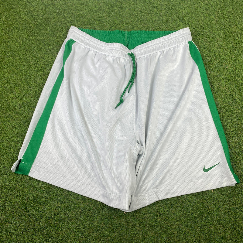 Vintage Nike Reversible Basketball Shorts Green XL